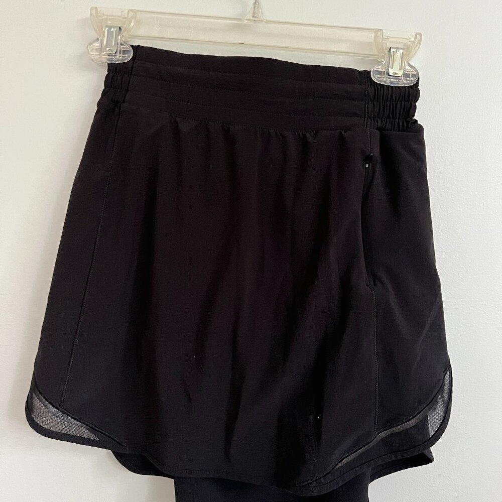 Lululemon Hotty Hot High Rise Skort - Black Size 4